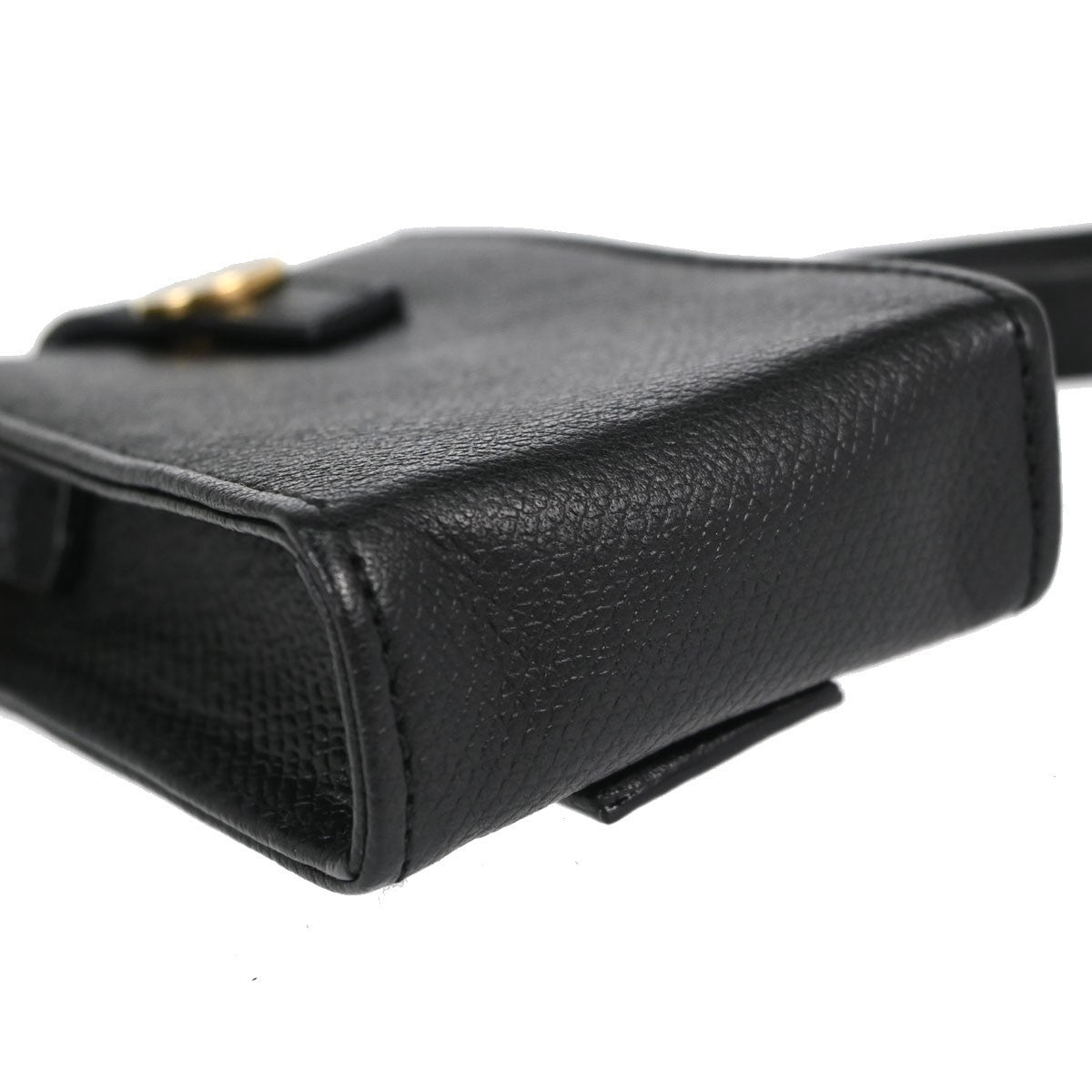 Chanel Cigarette Case Caviar, Black, Leather, Clutch