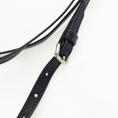 Prada Etiquette Flap Studded Glace Calfskin, Black, Leather, Handbag