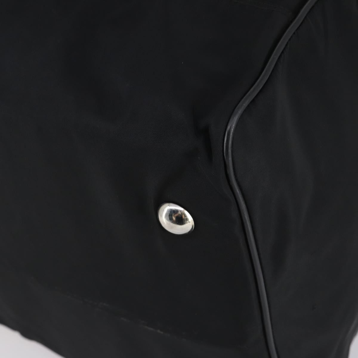 Prada Boston Tessuto, Black, Nylon, Handbag