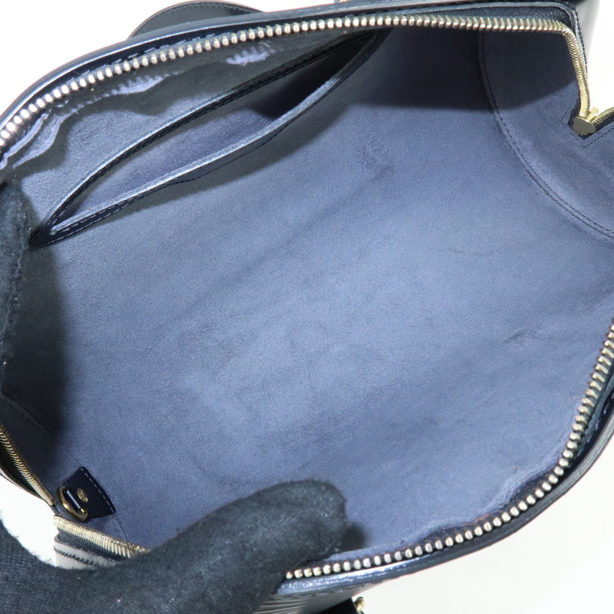 Louis Vuitton Soufflot Epi Leather, Black, Leather, Tote Bag