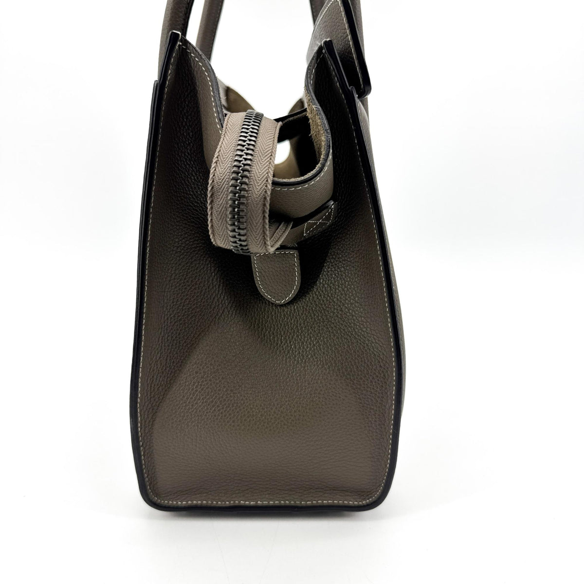 Celine Luggage Grainy Leather, Brown, Leather, Handbag