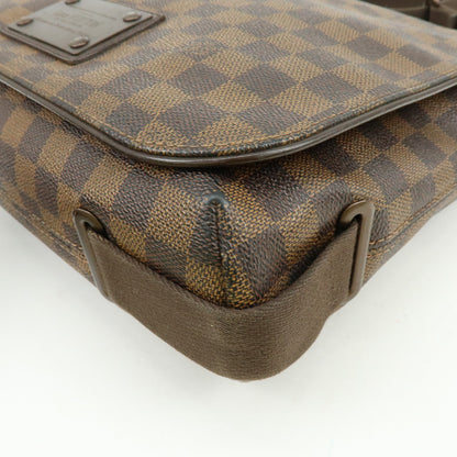 Louis Vuitton Brooklyn Damier, Brown, Canvas, Shoulder Bag