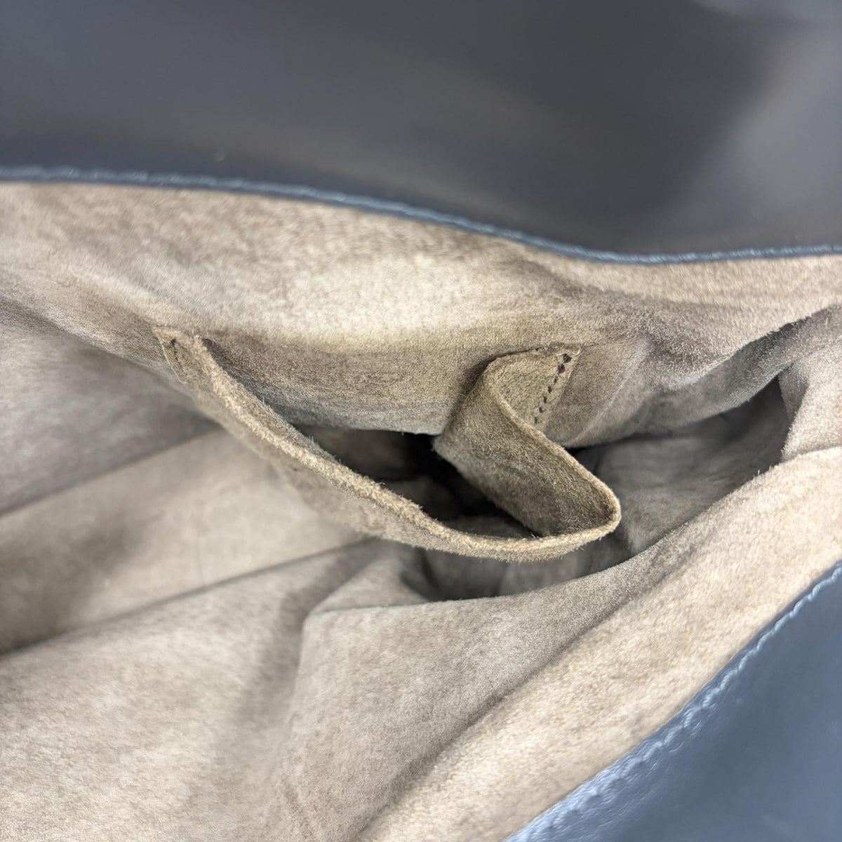 Bottega Veneta Roma Intrecciato Nappa, Gray, Leather, Handbag