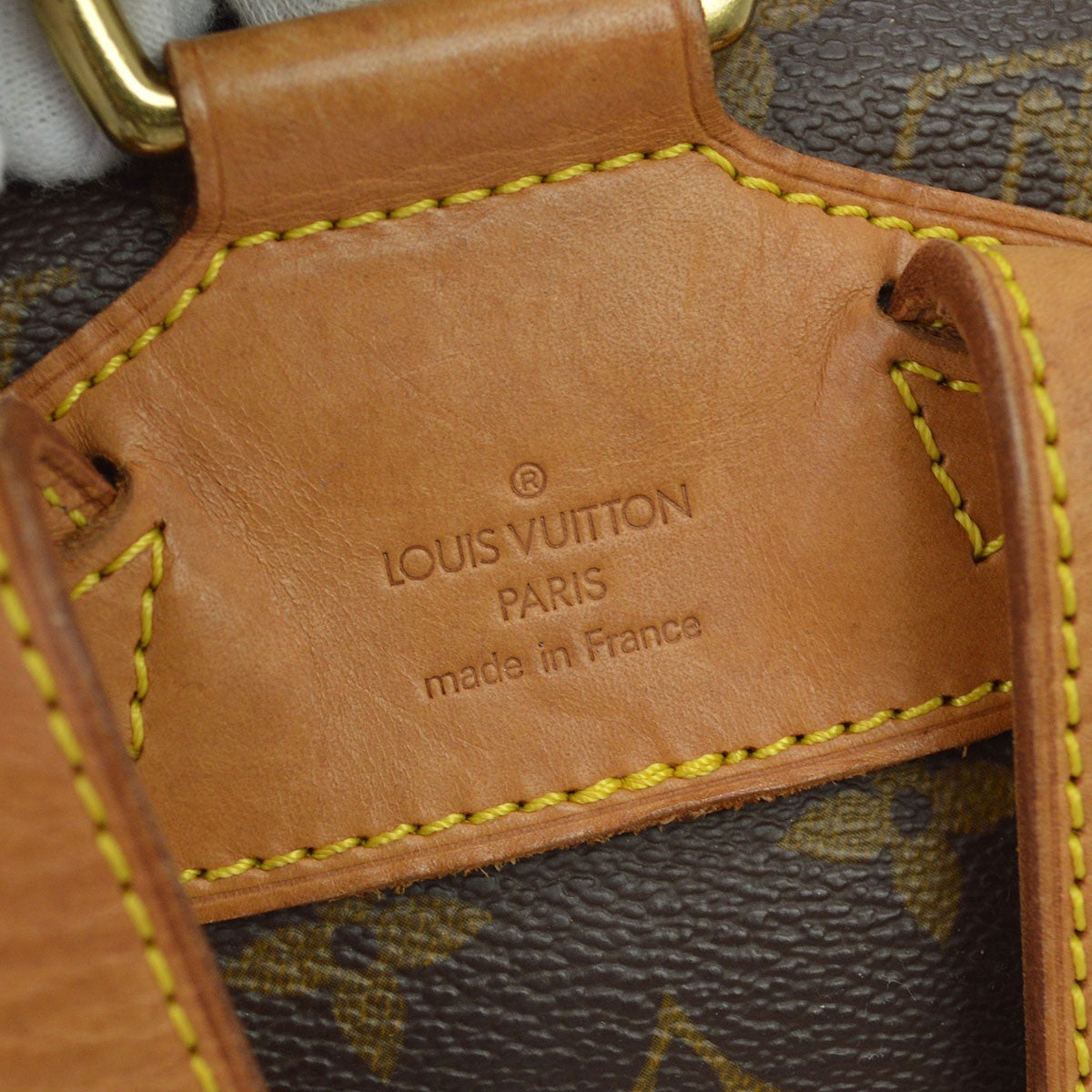 Louis Vuitton Vintage Montsouris Monogram Canvas, Brown, Canvas, Backpack