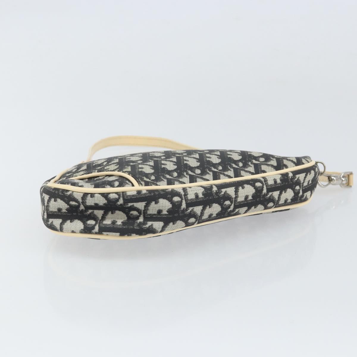Christian Dior Saddle Tripple Pouch Oblique Canvas, BLACK, CANVAS, Shoulder bag
