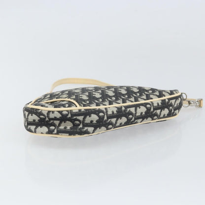 Christian Dior Saddle Tripple Pouch Oblique Canvas, BLACK, CANVAS, Shoulder bag