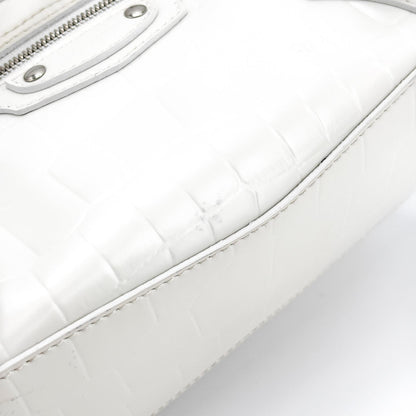 Balenciaga Neo Classic City Leather, White, Leather, Handbag