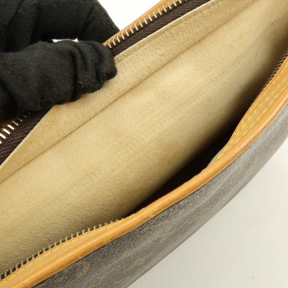 Louis Vuitton Hudson Monogram Canvas, Brown, Canvas, Handbag