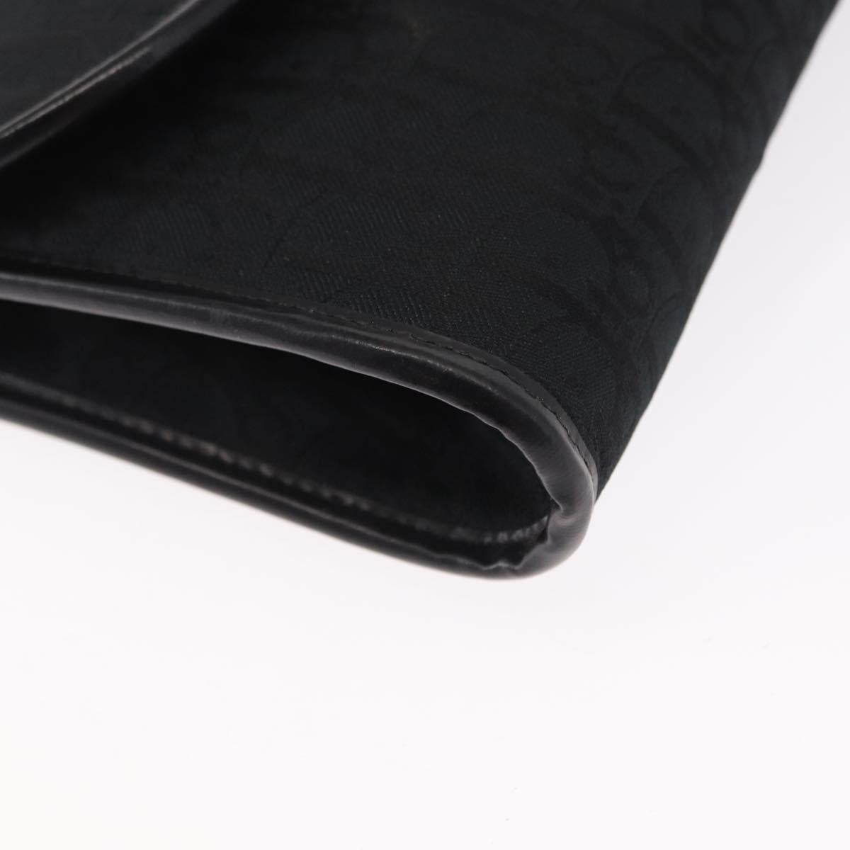 Christian Dior Vintage Trotter Shoulder Bag Canvas, BLACK, CANVAS, Shoulder bag