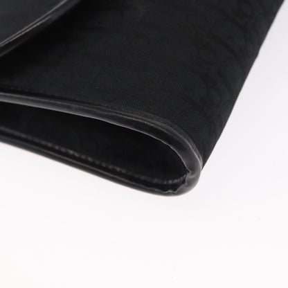 Christian Dior Vintage Trotter Shoulder Bag Canvas, BLACK, CANVAS, Shoulder bag