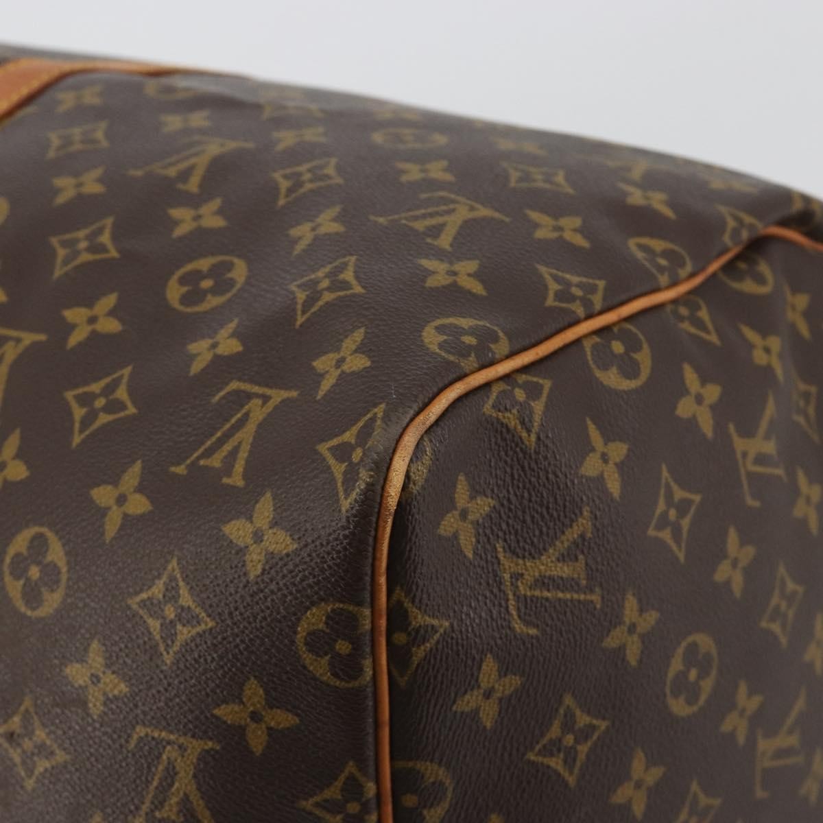Louis Vuitton Keepall Monogram Canvas, Brown, Canvas, Travel Bag
