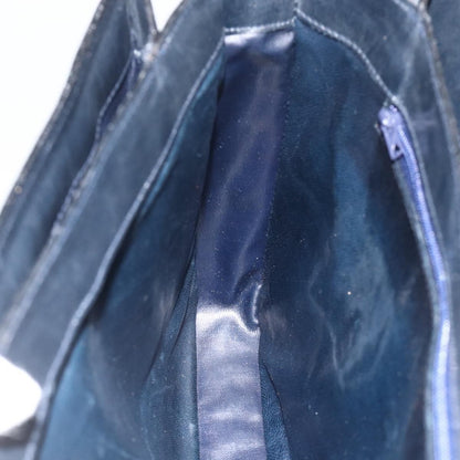 Celine C Sulky Horse carriage Canvas, Navy, Canvas, Handbag