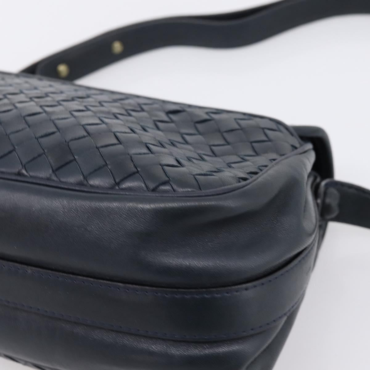 Bottega Veneta Shoulder Leather, Black, Leather, Shoulder Bag
