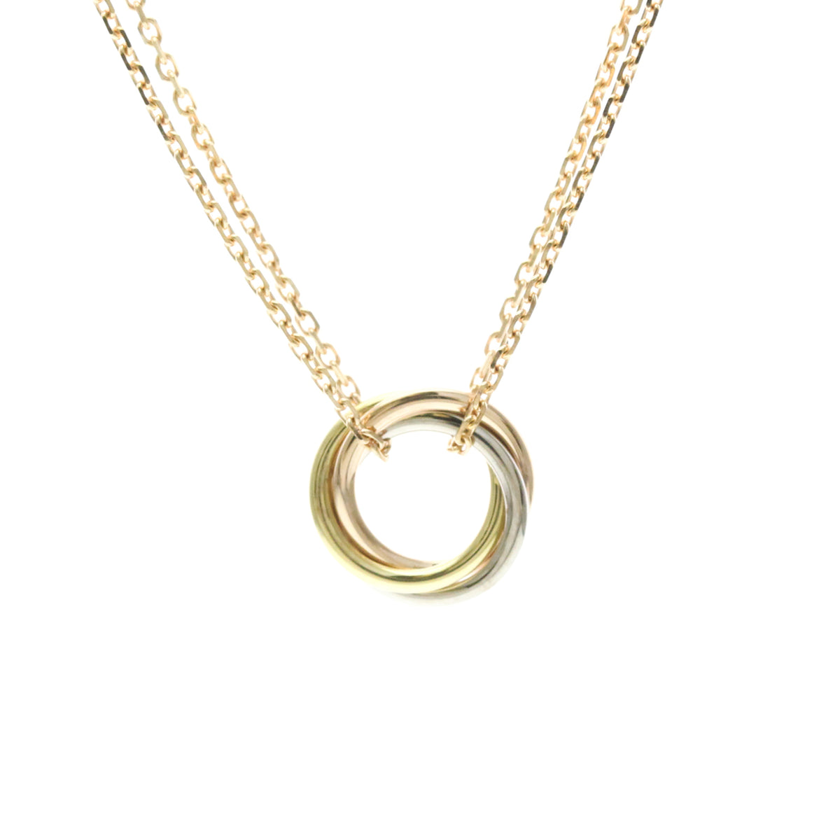 Cartier Trinity Choker 18K Tricolor Gold, Gold, Gold, Necklace