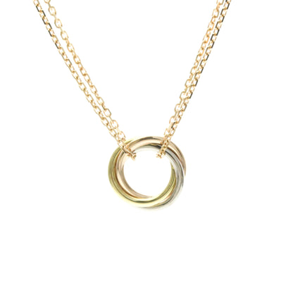 Cartier Trinity Choker 18K Tricolor Gold, Gold, Gold, Necklace
