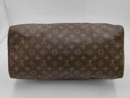 Louis Vuitton Speedy Handbag Monogram Canvas, Brown, Canvas, Handbag