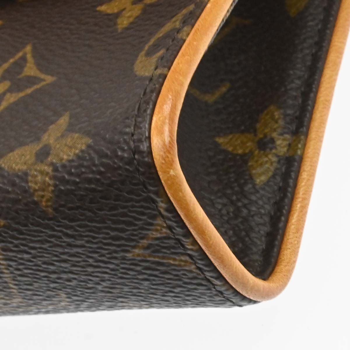 Louis Vuitton Florentine Pochette Damier, Brown, Canvas, Clutch