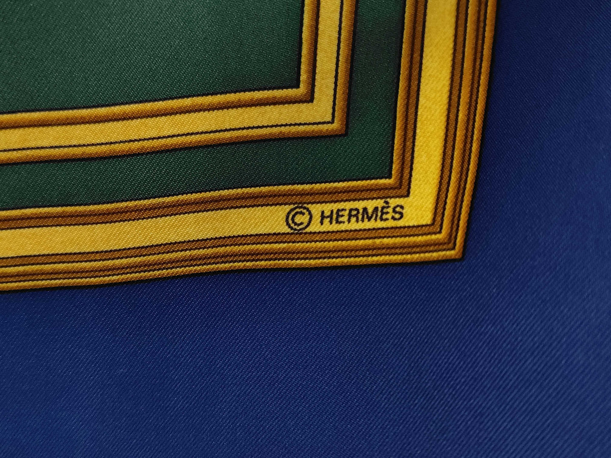 Hermes Carré 90 Silk multicolor, Multicolour, Silk, Scarf