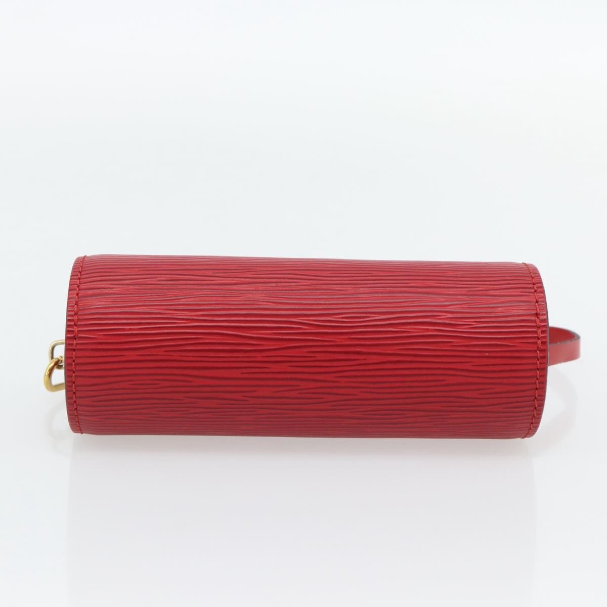 Louis Vuitton Soufflot Pochette Epi Leather, Red, Leather, Clutch