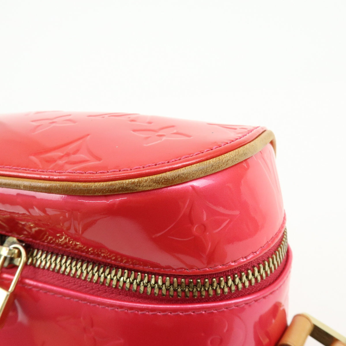 Louis Vuitton Sullivan Monogram Vernis, Pink, Patent Leather, Shoulder Bag