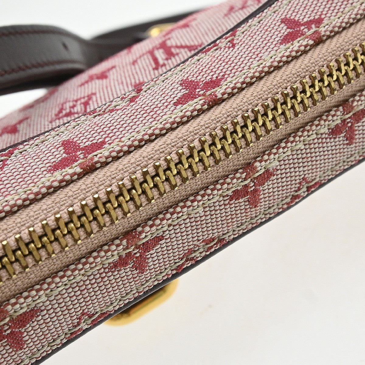 Louis Vuitton Juliette Mini Lin, Red, Canvas, Crossbody Bag
