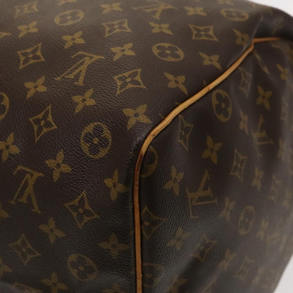 Louis Vuitton Keepall Bag Monogram Canvas, BROWN, CANVAS, Travel bag
