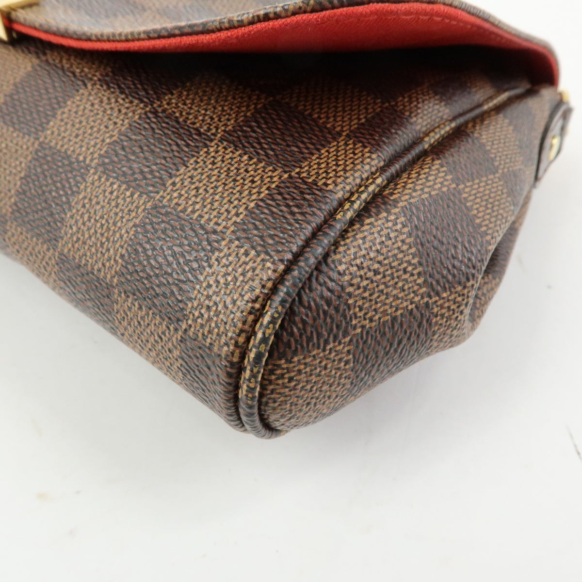 Louis Vuitton Favorite Damier, Brown, Canvas, Handbag