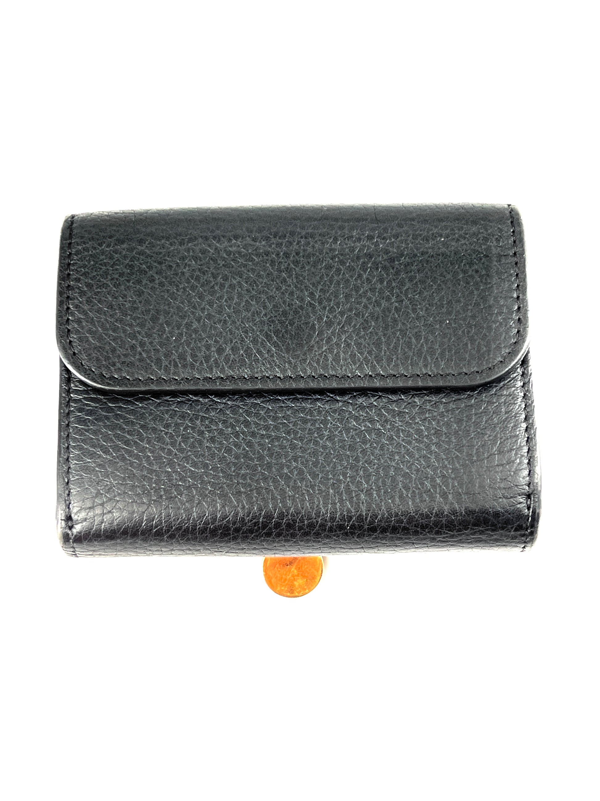 Chloe Alphabet Chain Clutch Bag Leather, BLACK, LEATHER, Clutche & pouche