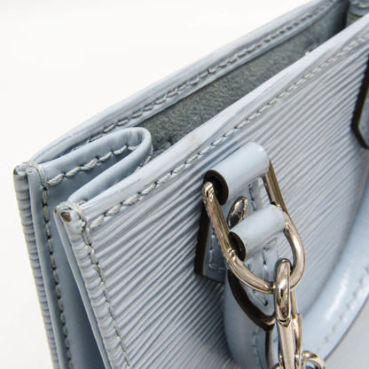 Louis Vuitton Petit Sac Plat Epi Leather, Blue, Leather, Handbag