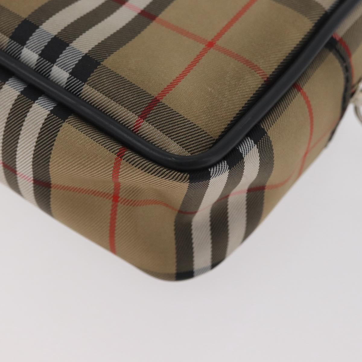 Burberry Nova Check Nylon, Beige, Nylon, Handbag