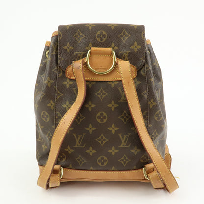 Louis Vuitton Montsouris Monogram Canvas, Brown, Canvas, Backpack