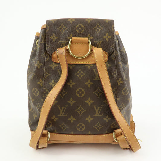 Louis Vuitton Montsouris Monogram Canvas, Brown, Canvas, Backpack