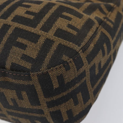 Fendi Vintage Pocket Zucca Canvas, Brown, Canvas, Shoulder Bag