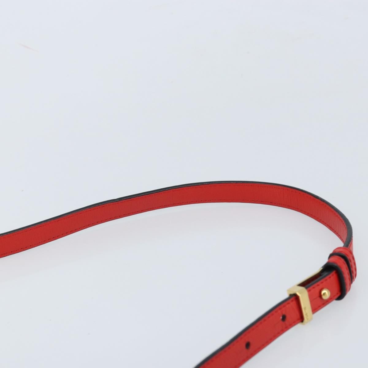 Loewe Barcelona Leather, Red, Leather, Shoulder Bag