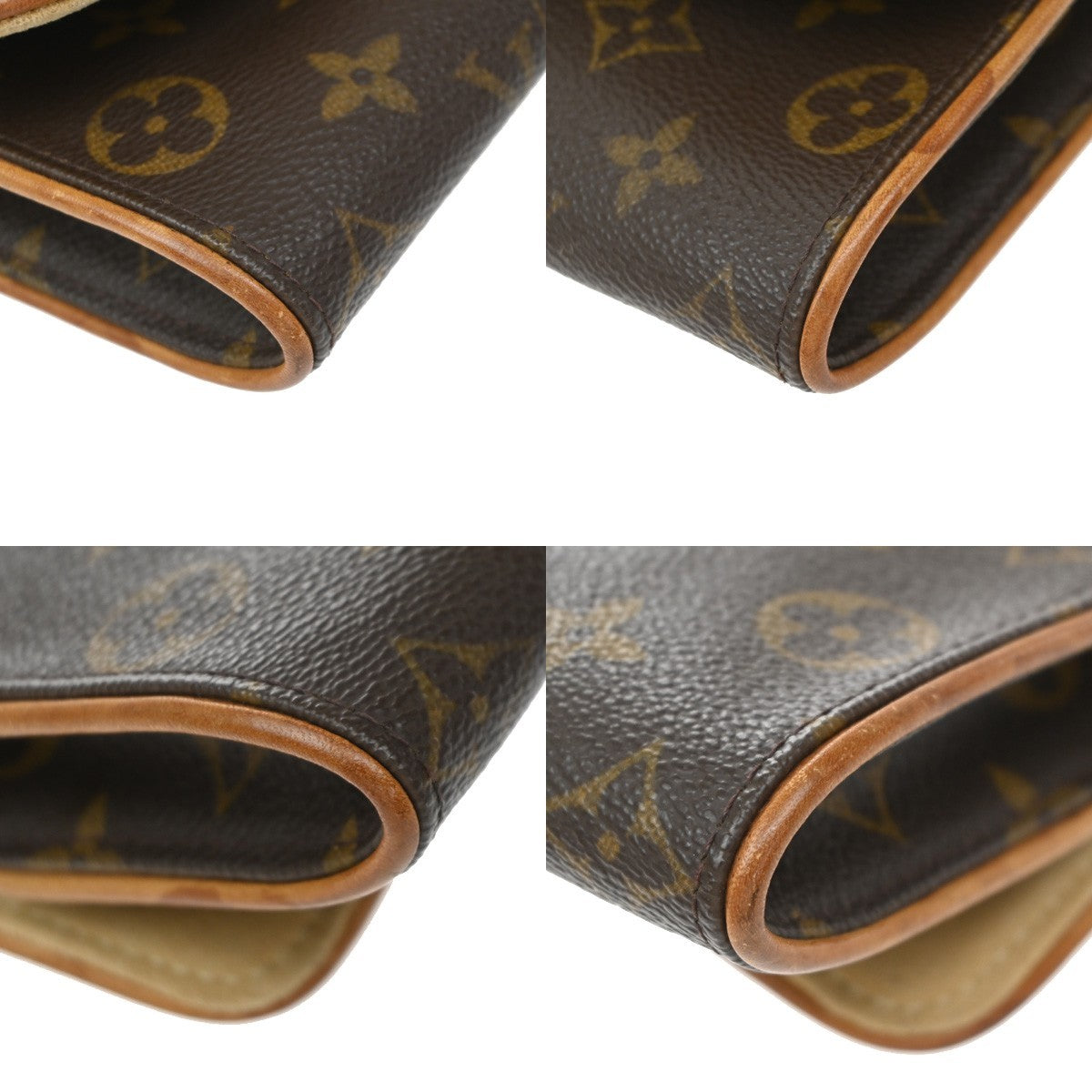 Louis Vuitton Twin Monogram Canvas, Brown, Canvas, Clutch