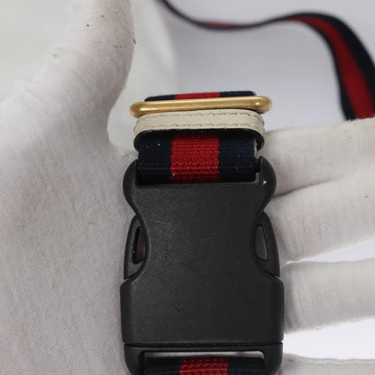 Gucci Logo Belt Leather with Enamel Buckle, White, Leather, Belt