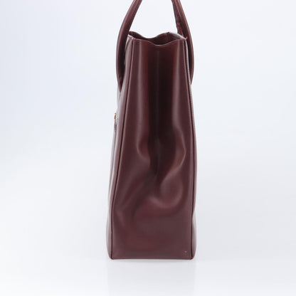 Cartier Must Line Leather, Burgundy, Leather, Handbag