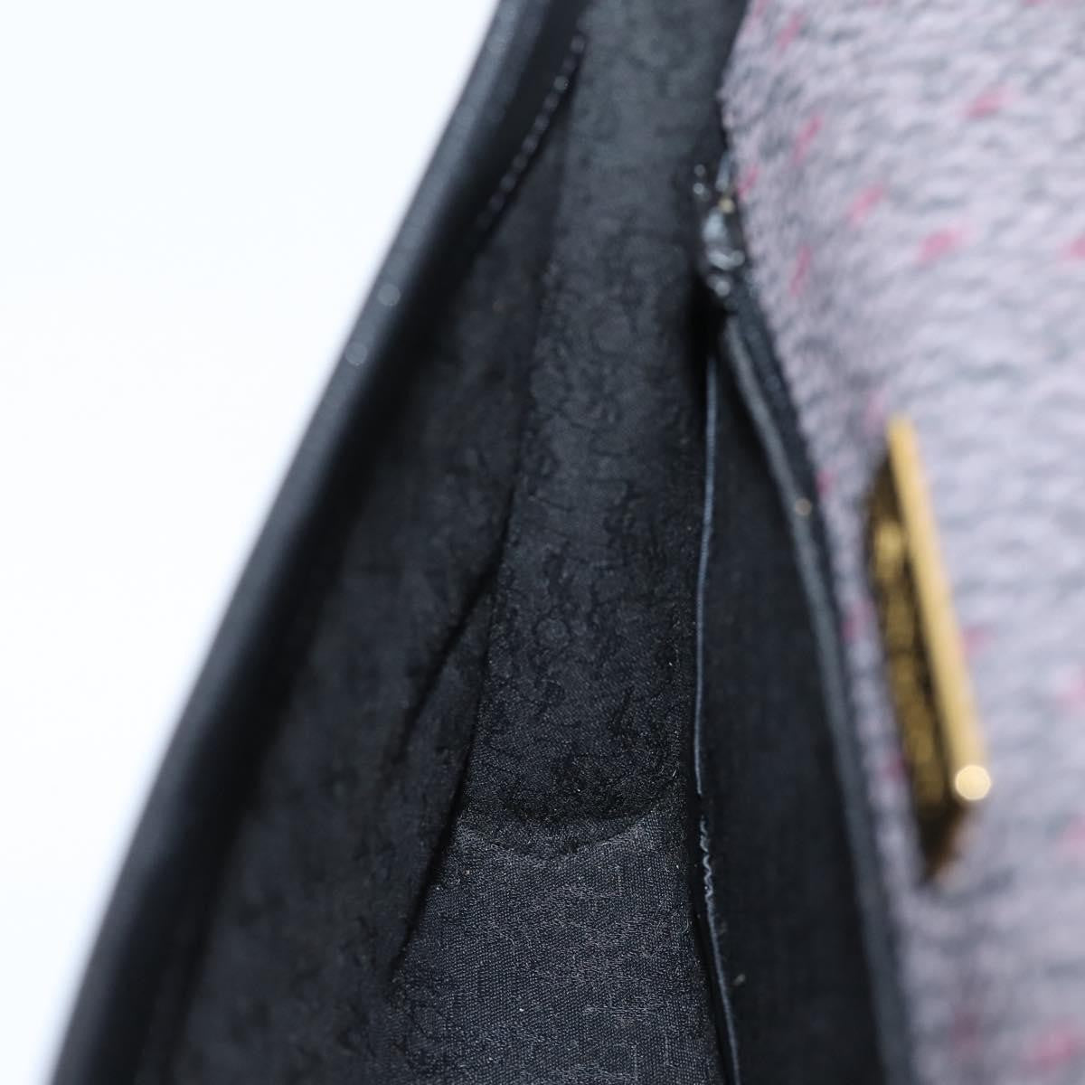 Saint Laurent Vintage Shoulder bag Leather, Gray, Canvas, Shoulder Bag