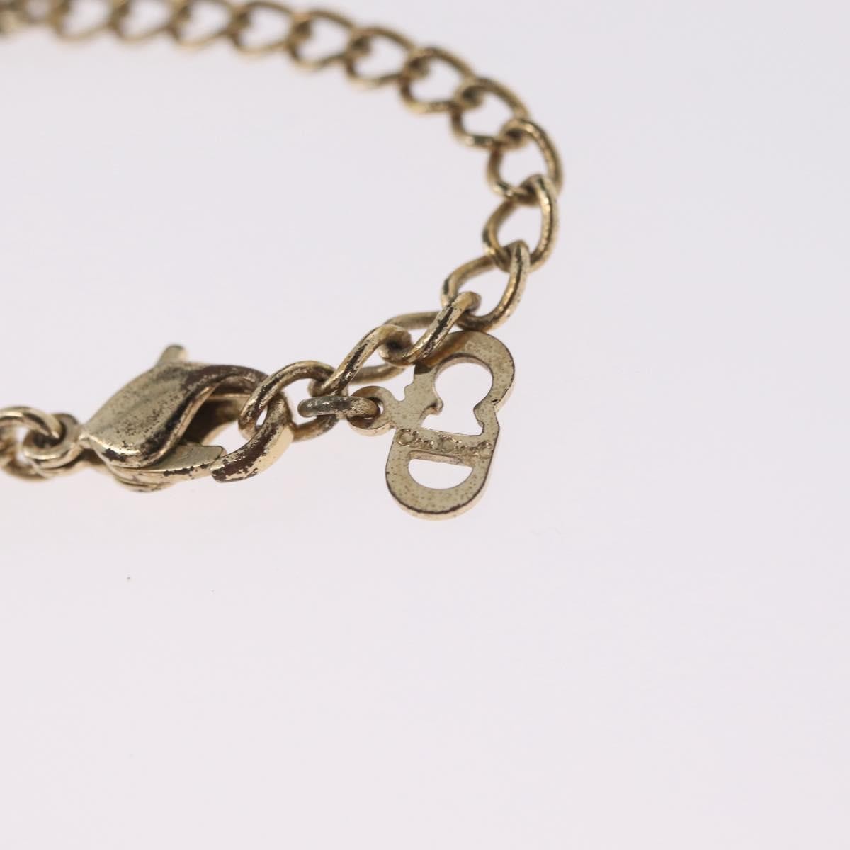 Christian Dior CD Pendant Metal, Gold, Metal, Necklace
