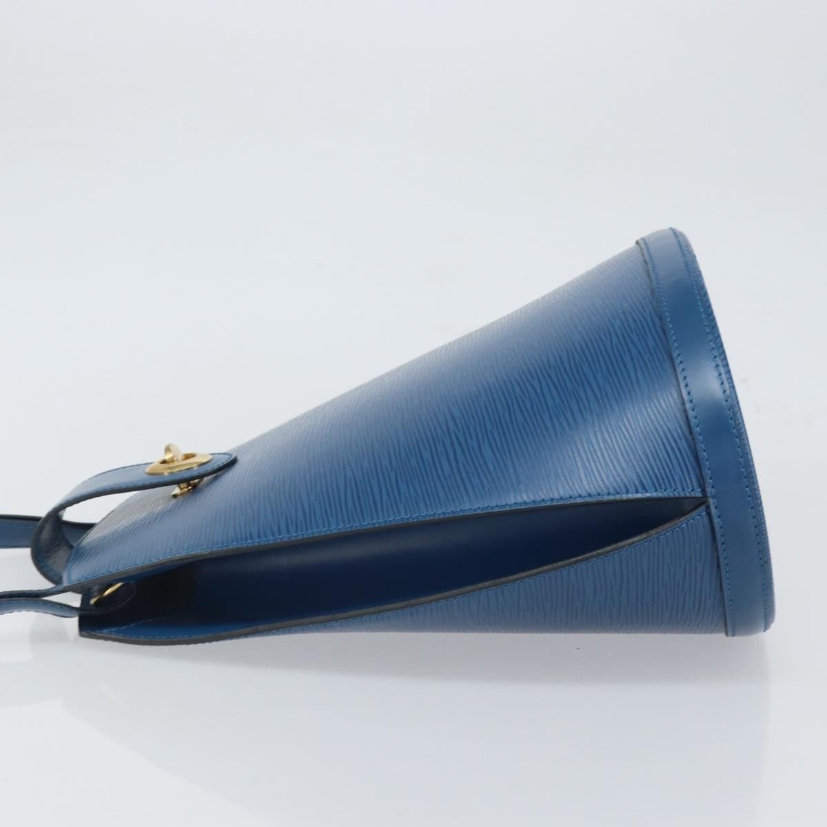 Louis Vuitton Cluny Epi Leather, Blue, Leather, Shoulder Bag
