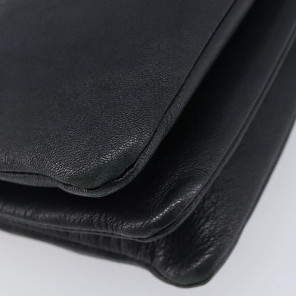 Celine Trio Leather, Black, Leather, Crossbody Bag