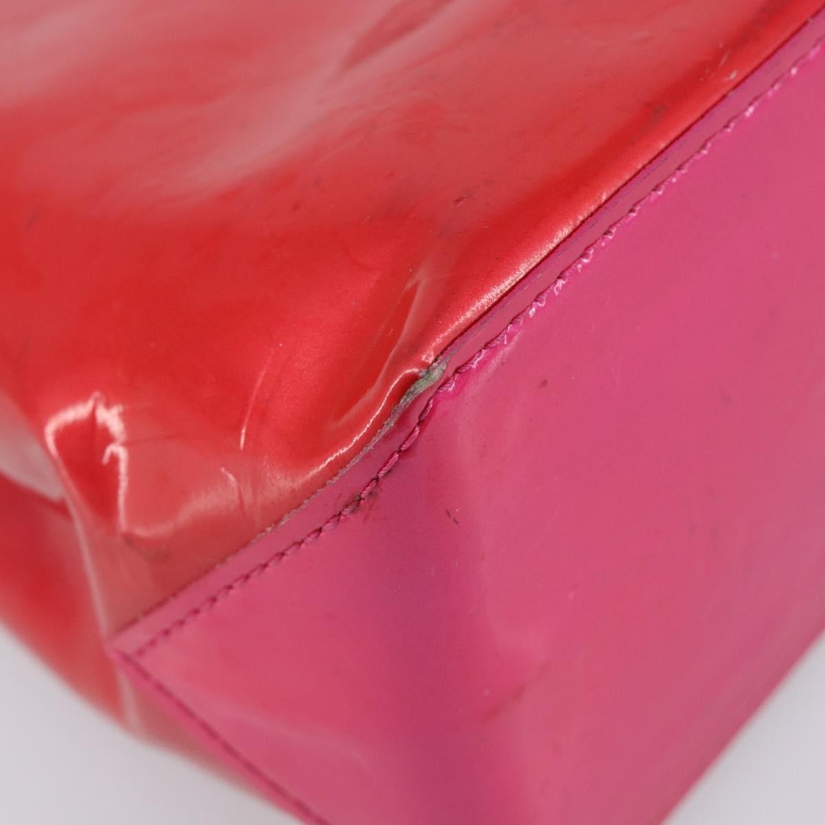 Louis Vuitton Reade Monogram Vernis, Pink, Patent Leather, Handbag
