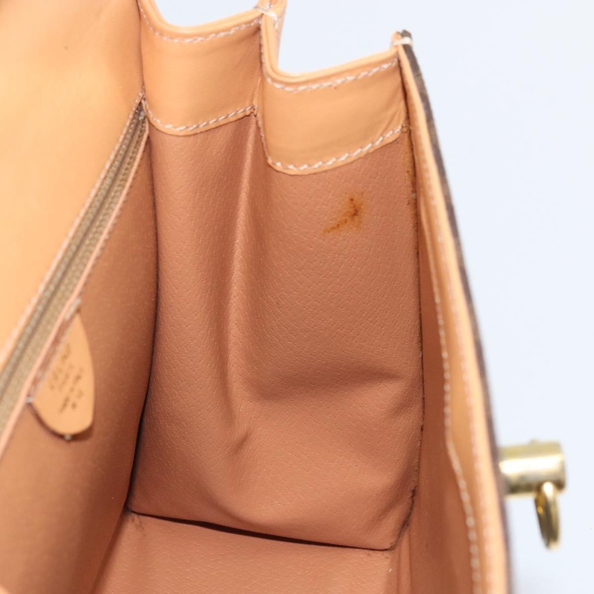 Celine Handbag Canvas, Brown, Canvas, Handbag
