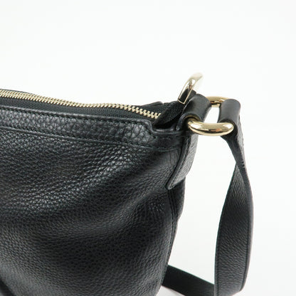 Gucci Soho Messenger Leather, Black, Leather, Handbag