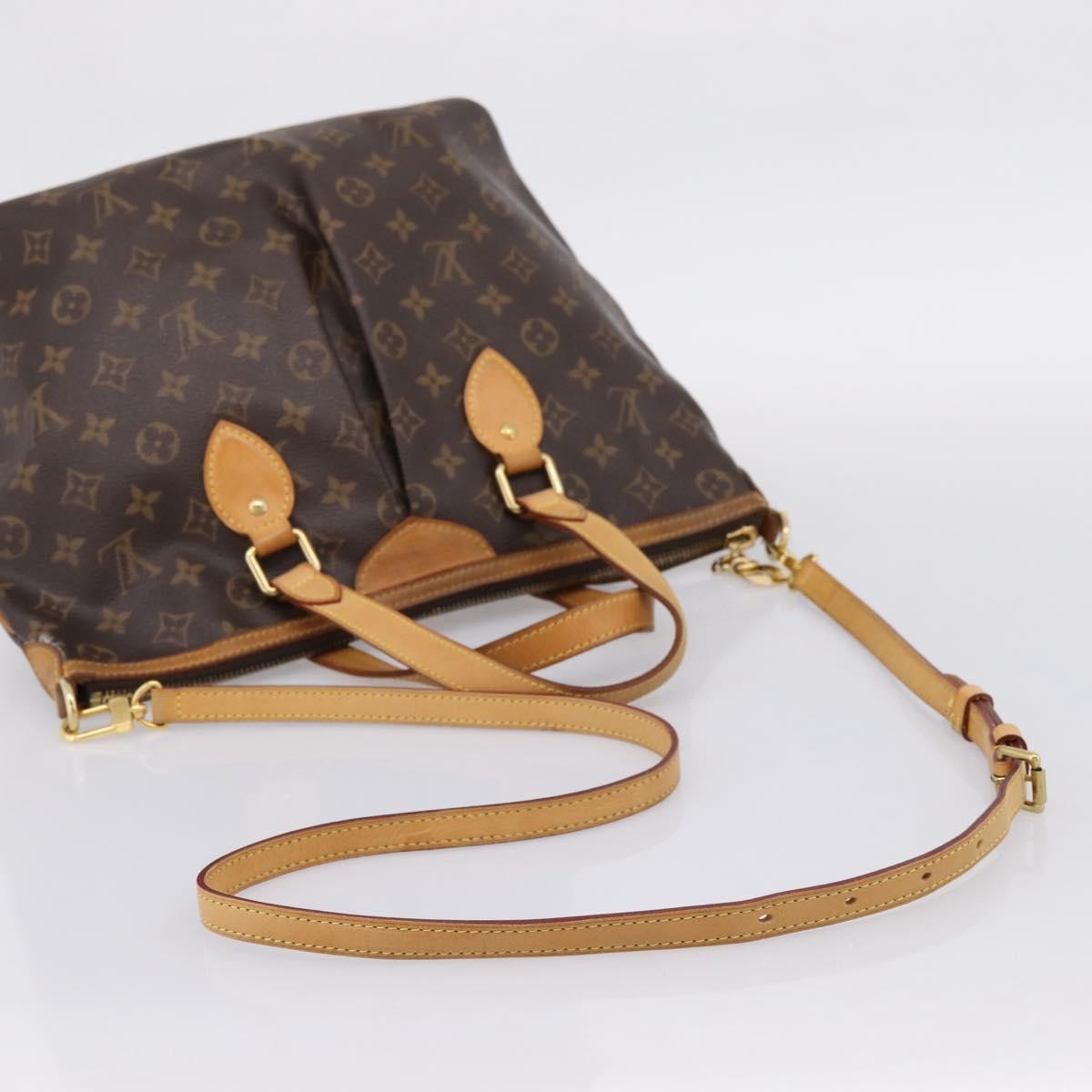 Louis Vuitton Palermo Monogram Canvas, Brown, Canvas, Tote Bag