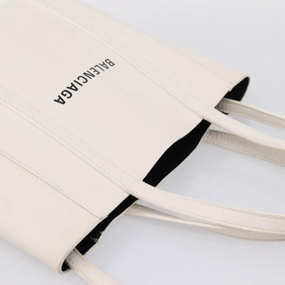 Balenciaga Everyday Leather, White, Leather, Tote Bag