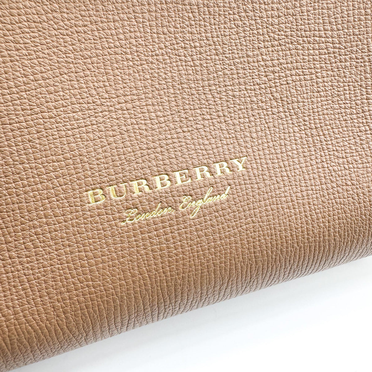 Burberry Camberley Top Handle Leather, Brown, Leather, Handbag