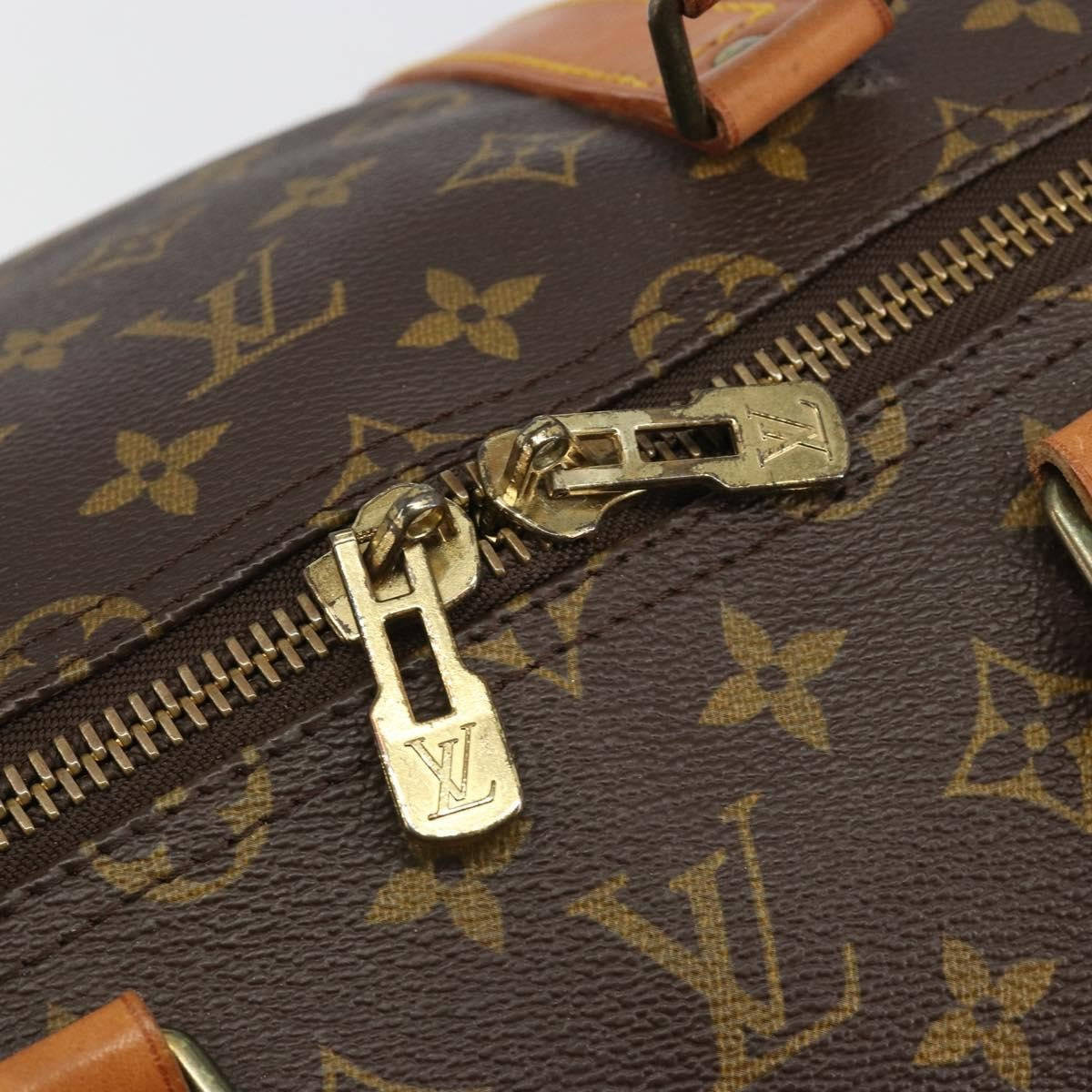 Louis Vuitton Keepall Monogram Canvas, Brown, Canvas, Travel Bag