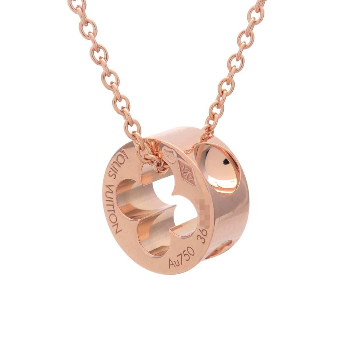 Louis Vuitton Empreinte Pendant 18K Rose Gold, Gold, Rose Gold, Necklace