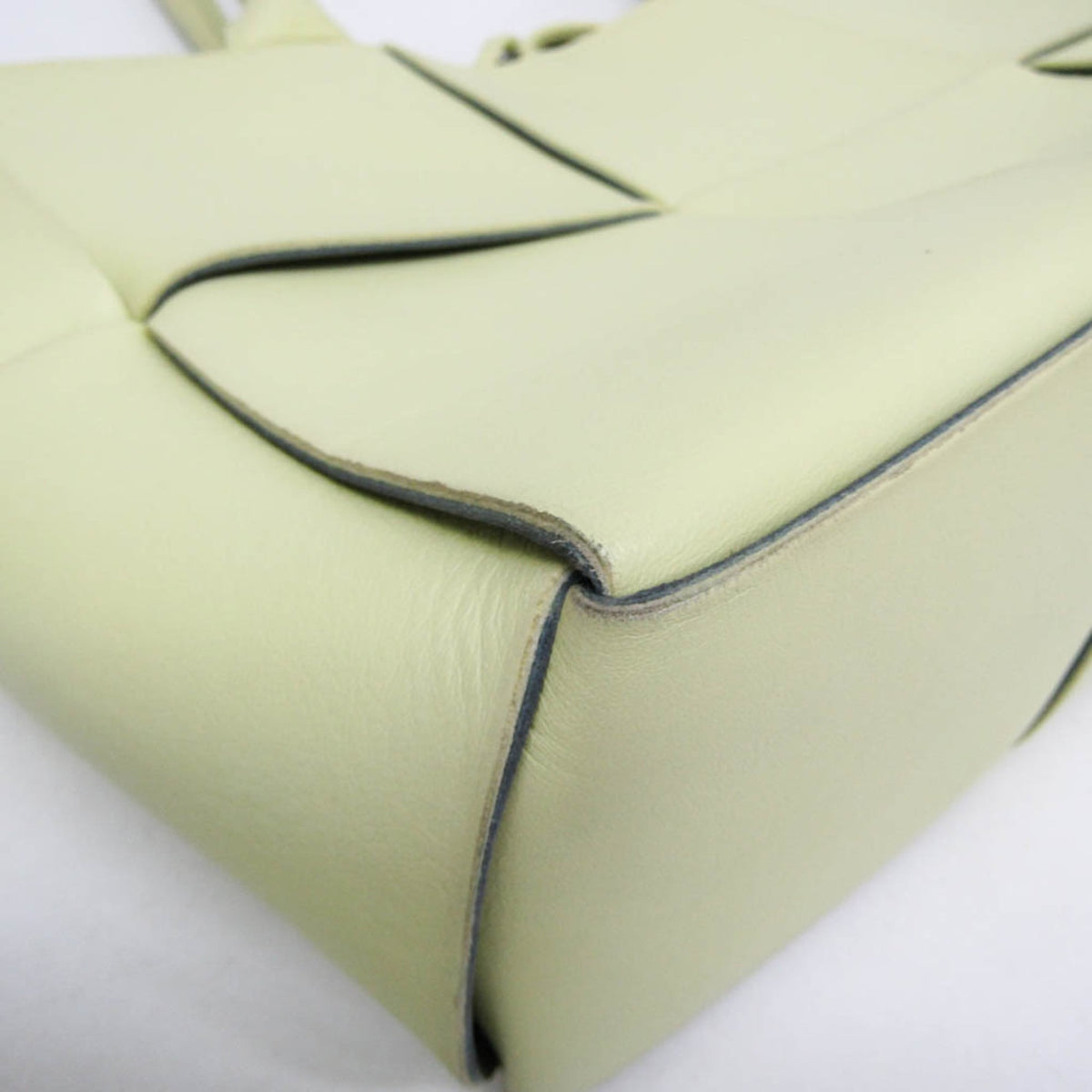 Bottega Veneta Arco Maxi Intrecciato Leather, Green, Leather, Tote Bag